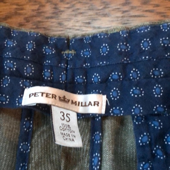 Peter Millar Straight Leg Corduroy Pants Olive 35 - Picture 3 of 5